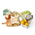 Eco Friendly Reusable Washable Custom Organic Beeswax Food Wrap Handmade Envelope Storage Packing